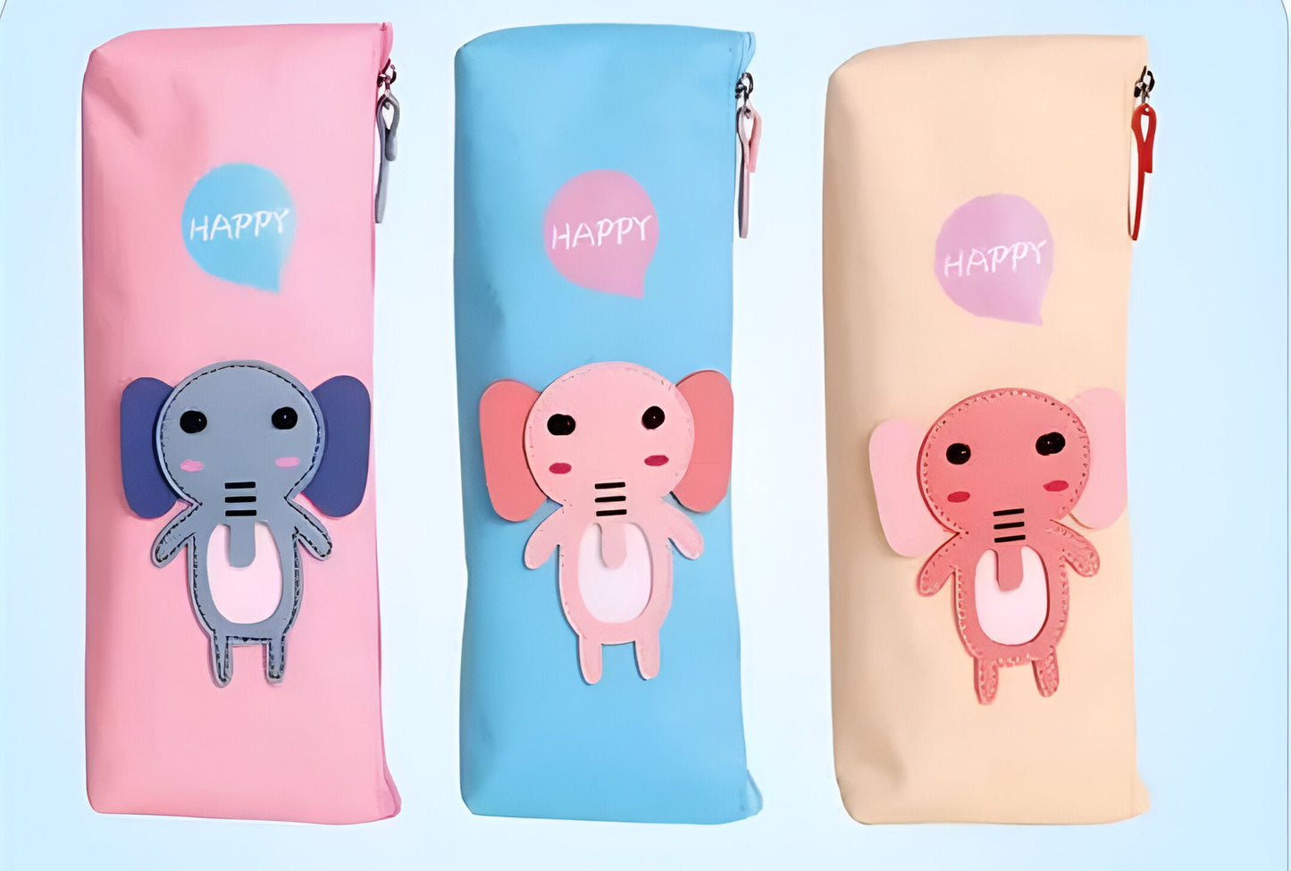 Happy Elephant Pencil Case